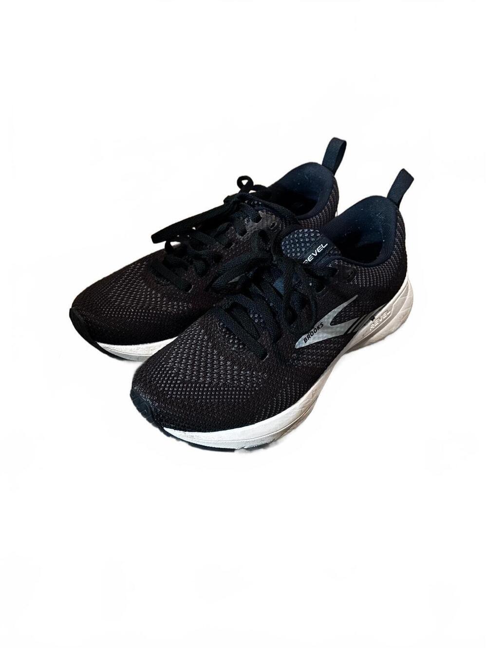 Brooks Revel Black Running Shoes Size 7.5